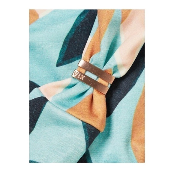 VIX Paula Hermanny Aqua Matisse Bikini Bottoms Size 6 - Picture 3 of 5